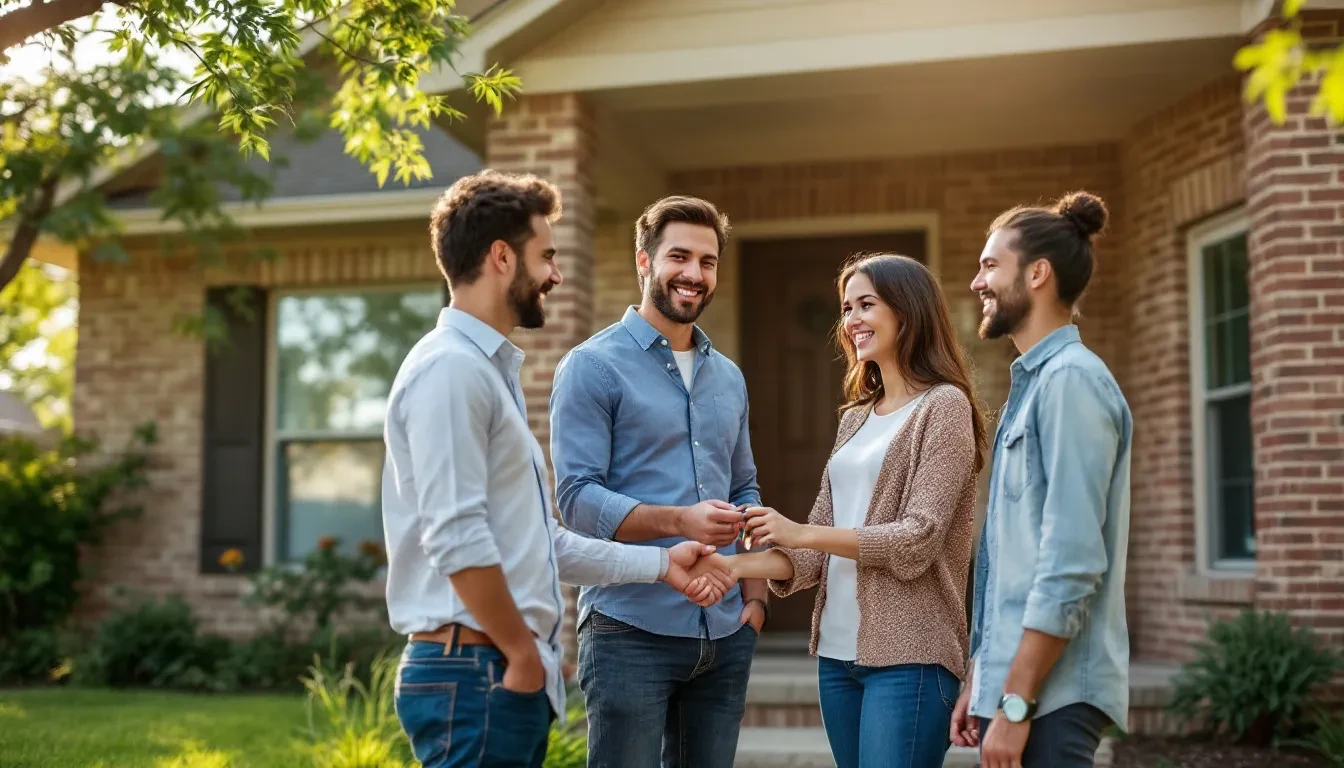Texas rent-to-own home buyer receiving keys, Texas Property Code Chapter 5: The Complete Rent-to-Own Guide for Texas Buyers